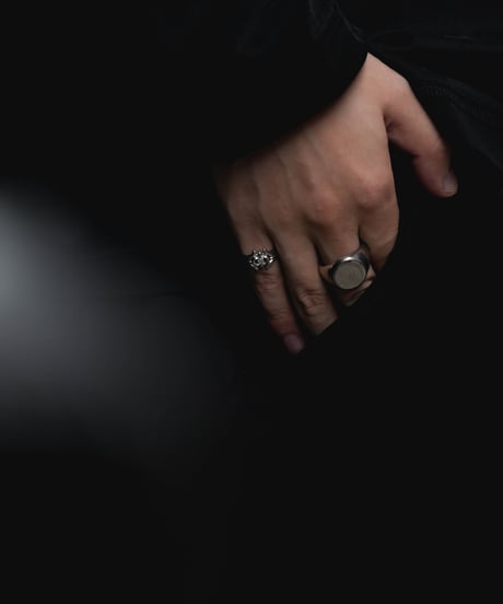 FOLIE ALL SILVER RING "SIGNET"