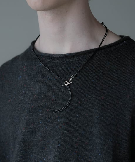 LEATHER CORD HERITAGE NECKLACE by SILVER 925
