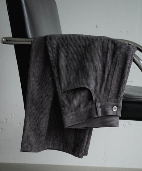 VISCOSE WOOL CORDUROY TROUSERS