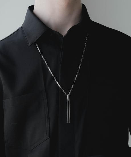 FOLIE STONE SILVER OBJECT NECKLACE