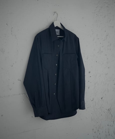 FOLIE BISHU WOOL SHIRT JACKET