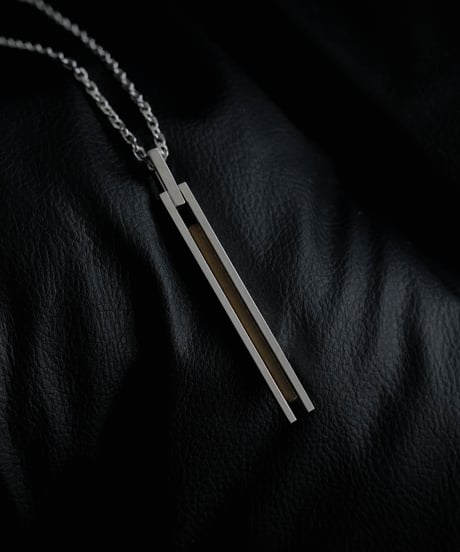 FOLIE STONE SILVER OBJECT NECKLACE