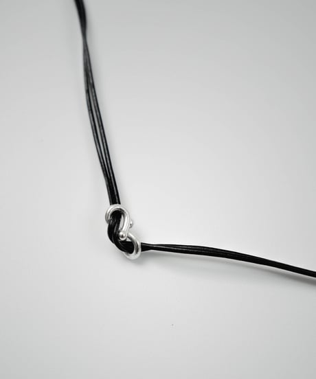 LEATHER CORD HERITAGE NECKLACE by SILVER 925