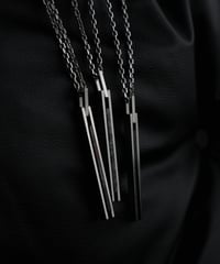 STONE SILVER OBJECT NECKLACE