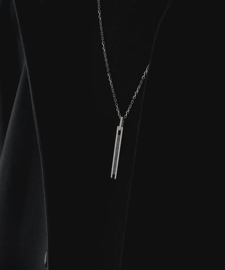 FOLIE STONE SILVER OBJECT NECKLACE
