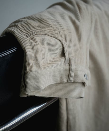 VISCOSE WOOL CORDUROY TROUSERS