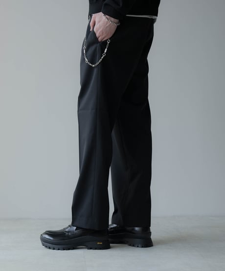 LUXURY MATERIAL BISHU WOOL TROUSERS