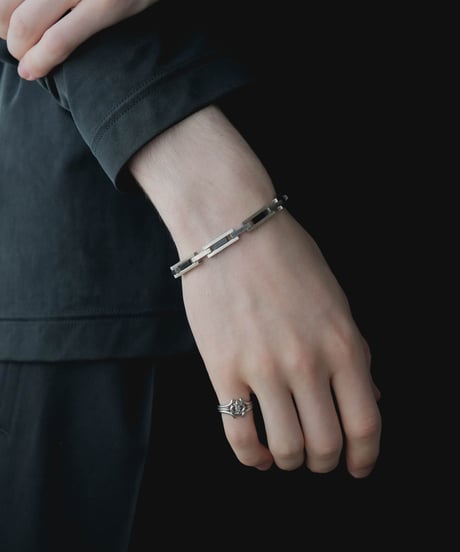 FOLIE STONE SILVER OBJECT BRACELET