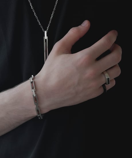 FOLIE STONE SILVER OBJECT BRACELET