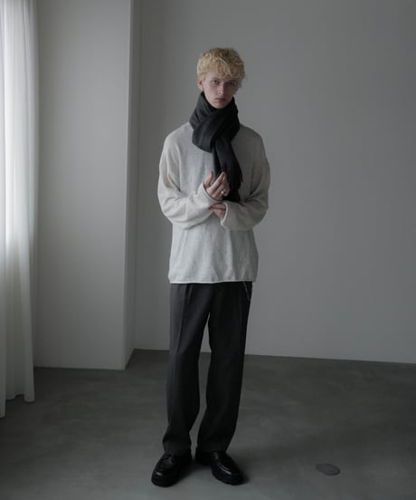 COLOR NEP YARN WOOL ROLL KNIT