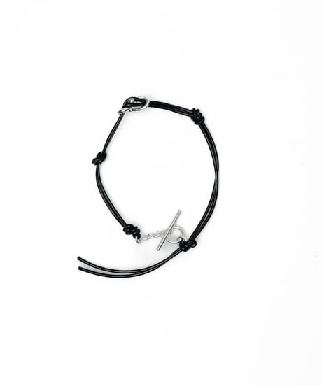 LEATHER CORD HERITAGE BRACELET by SILVER925