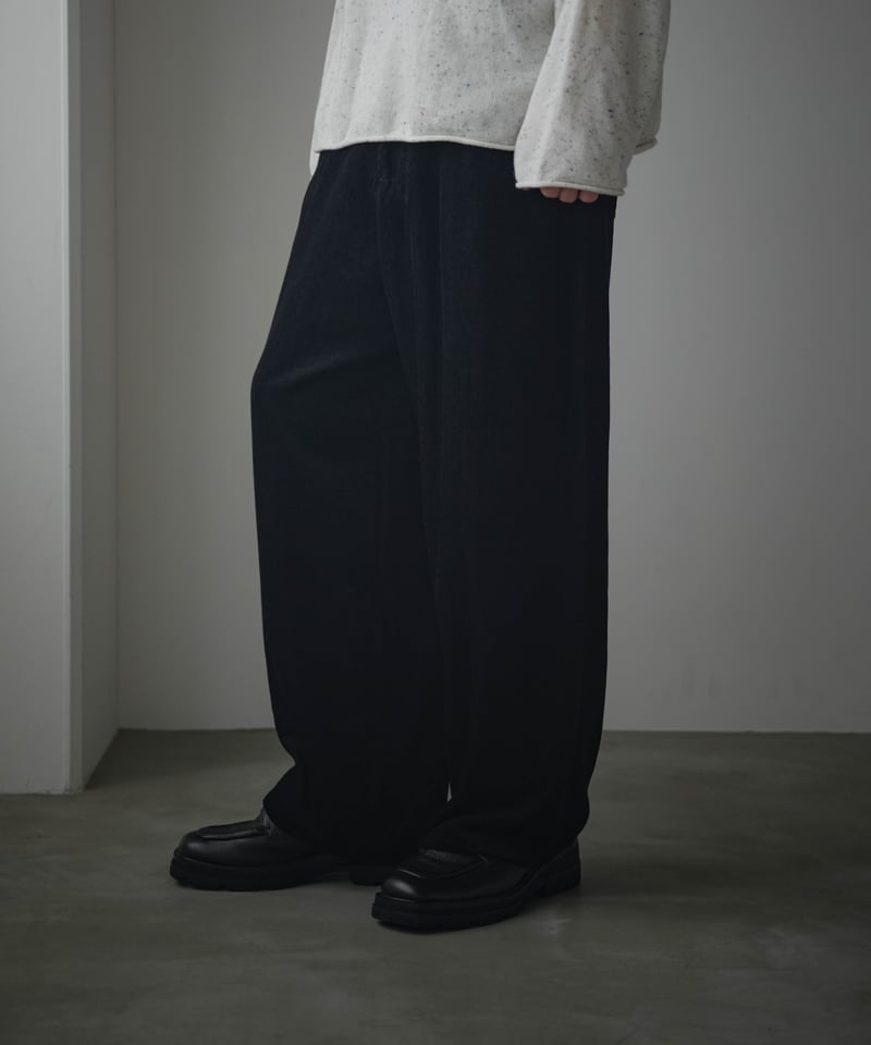VISCOSE WOOL CORDUROY TROUSERS | CTHY