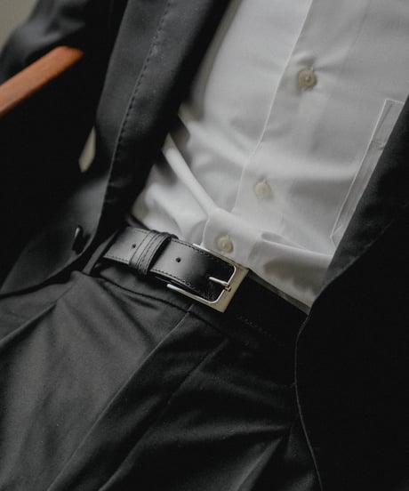 LUXURY MATERIAL CLASSIC Annonay LEATHER BELT
