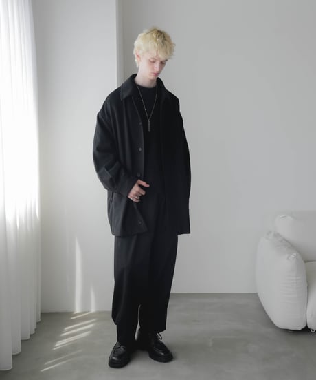 FOLIE Super180's WOOL COCOON COAT