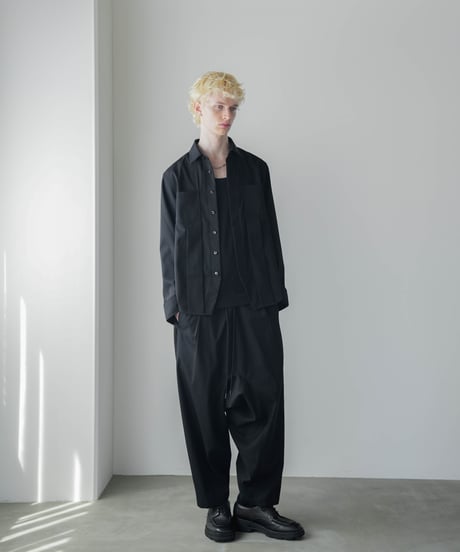 UXURY MATERIAL BISHU WOOL SHIRT JACKET