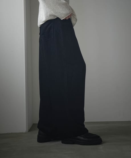 VISCOSE WOOL CORDUROY TROUSERS