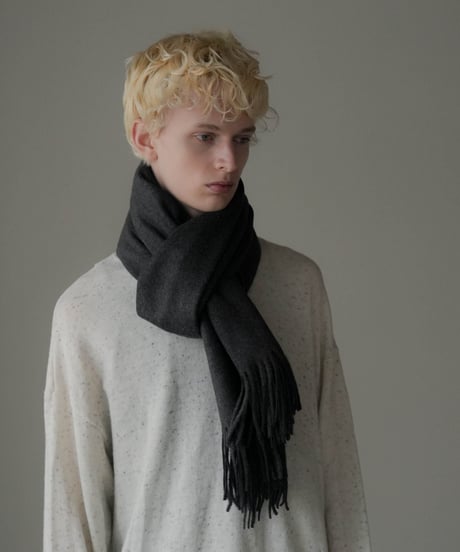 BRUSHED FRINGE STOLE