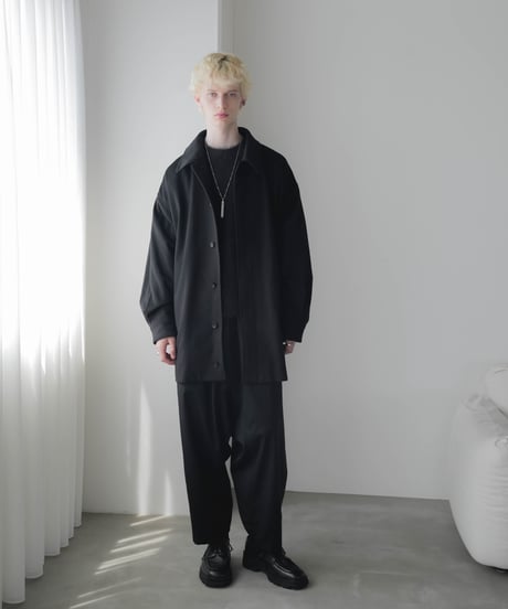 FOLIE Super180's WOOL COCOON COAT