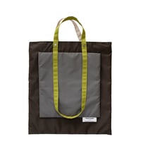 TWISTLOOP-COMPOSITION Medium #DARK KHAKIxGRAY