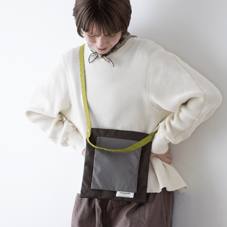 TWISTLOOP-COMPOSITION Shoulder #IVORYxCAMEL