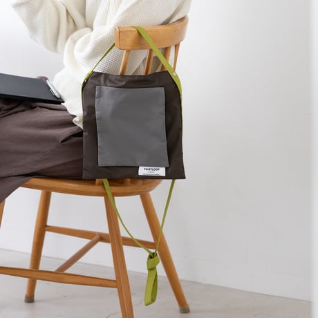 TWISTLOOP-COMPOSITION Shoulder #IVORYxCAMEL