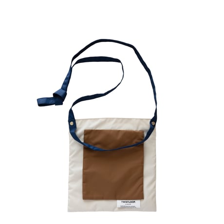 TWISTLOOP-COMPOSITION Shoulder #IVORYxCAMEL