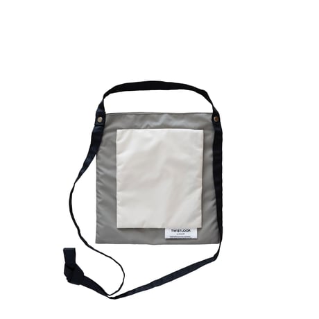 TWISTLOOP-COMPOSITION Shoulder #GRAYxIVORY