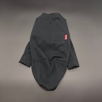 BASIC Pocket long T-shirt【Black】