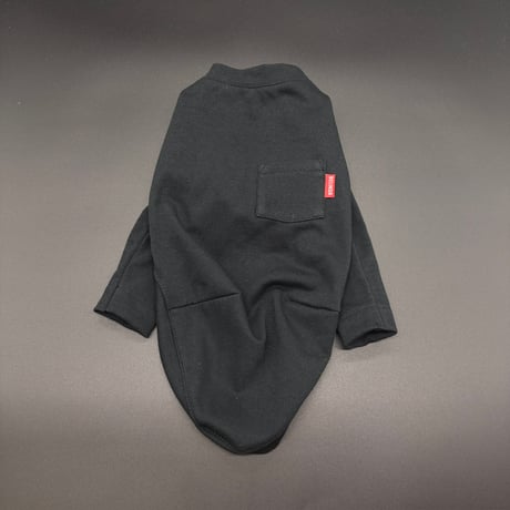 BASIC Pocket long T-shirt【Black】