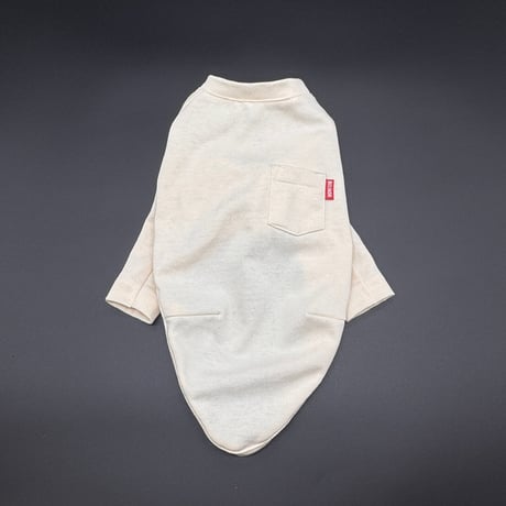BASIC Pocket long T-shirt【vanilla】