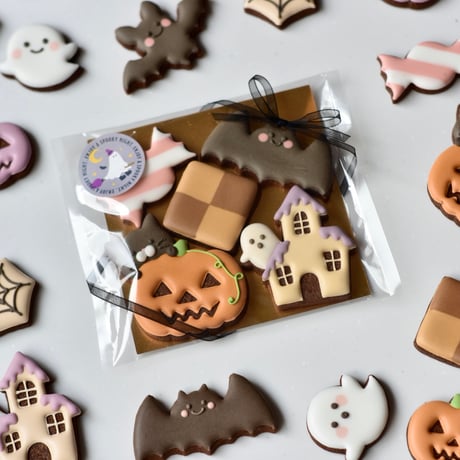 【季節限定】ハロウィン アイシングクッキー 5枚セット【10/18発送】