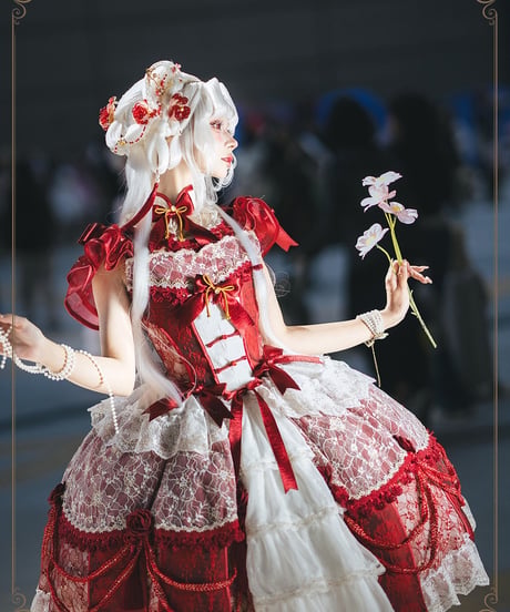HinanaQueena /  千刻玲瓏 JSK ロリィタドレス フルセット [LO1660]
