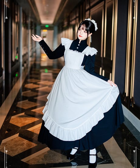 Black Cat Manor ロングメイド服 Ⅲ型 オーダー [OP400]