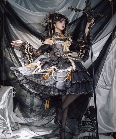 HinanaQueena /  千刻玲瓏 JSK ロリィタドレス フルセット [LO1660]