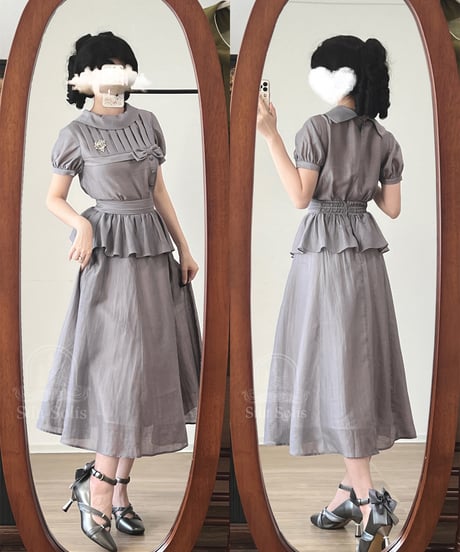 Forest Wardrobe 夢の島（ゆめのしま）の森 スカート、ブラウス [LO1620]