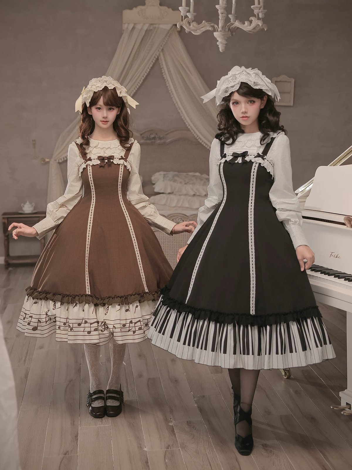 with PUJI / 独奏のひととき ロリィタドレス JSK [LO1643] | Rose