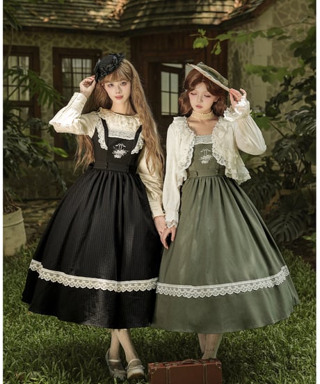with PUJI / 風の中の樫の木 ロリィタドレス JSK set [LO1635]