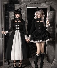 with PUJI Letter and Poetry / クリンゲ（克林）〜ゴシック・モノクロームOP 2点セット〜 [LO1653]