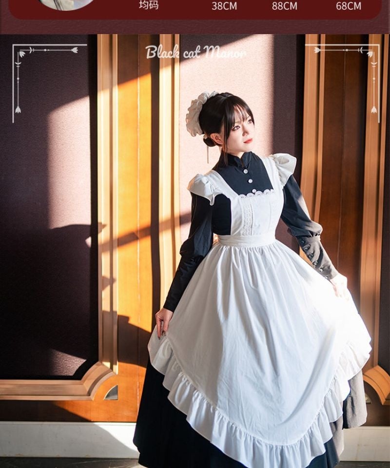 Black Cat Manor ロングメイド服 Ⅲ型 オーダー [OP400] | Roses
