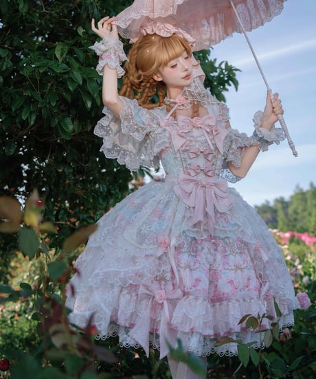 Bramble Rose / 宮廷薔薇～The Roses in the Palace  ロリィタドレス set [LO1614]