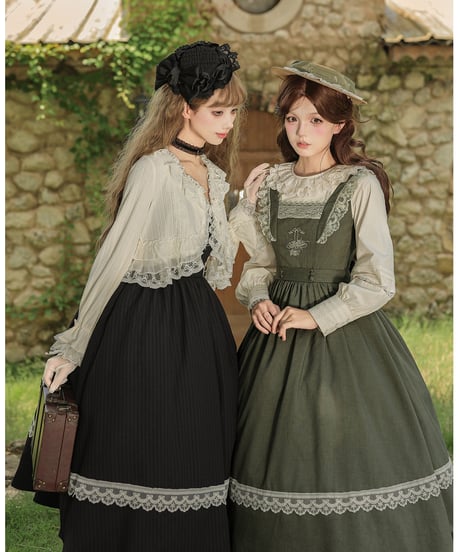 with PUJI / 風の中の樫の木 ロリィタドレス JSK set [LO1635]
