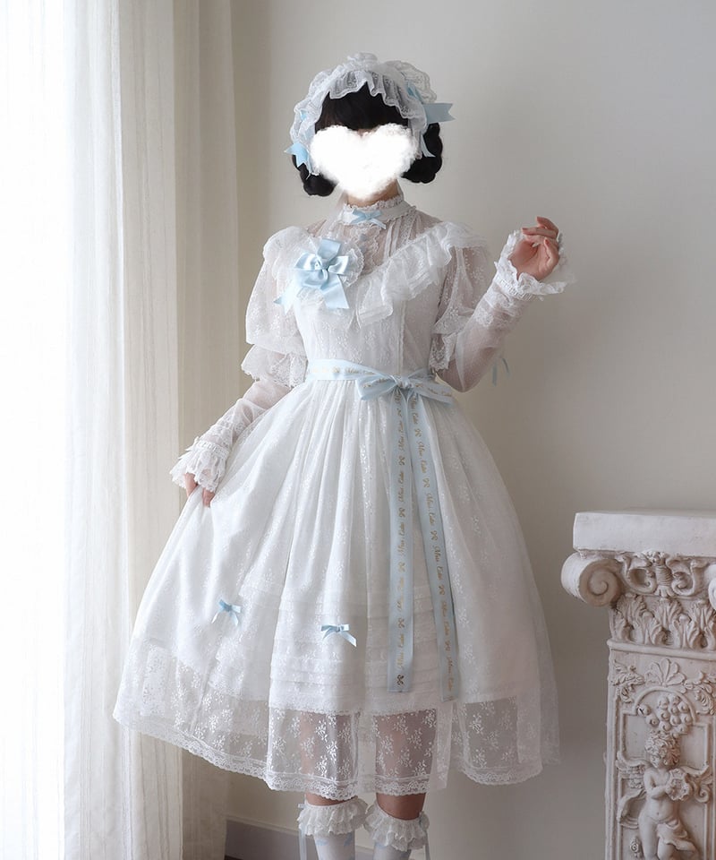 ゆめりすと ドレス 150 【未使用】 Miss Cube / 夢見るレース シリーズ ロリィタドレス OP, JSK, ブラウス