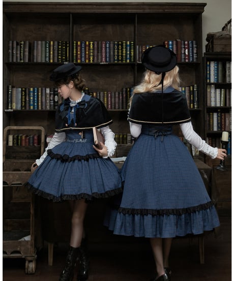 with PUJI Letter and Poetry / ハイド・ダイアリー ロリィタドレス セット [LO1666]