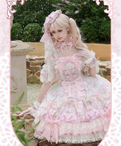Bramble Rose / 宮廷薔薇～The Roses in the Palace  ロリィタドレス set [LO1614]
