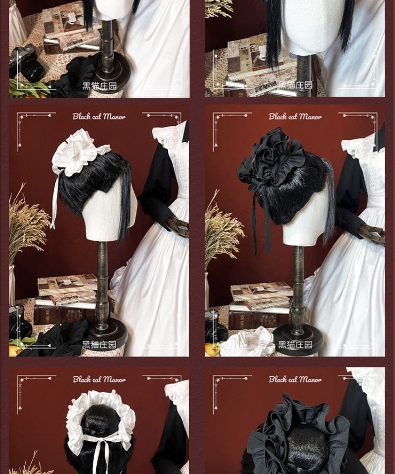 Black Cat Manor ロングメイド服 Ⅲ型 オーダー [OP400] | Roses