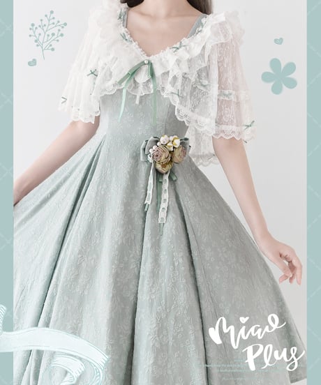 miaoplus 夏の白樺林 ロリィタ JSK、ブラウス [LO827]