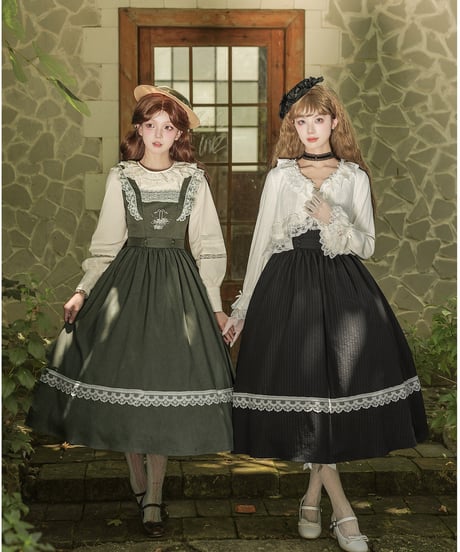 with PUJI / 風の中の樫の木 ロリィタドレス JSK set [LO1635]