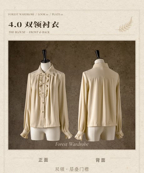 Forest Wardrobe / ヴィクトリアン・ブリティッシュスタイル アーカイブ・コーディネートコレクション [LO1668]