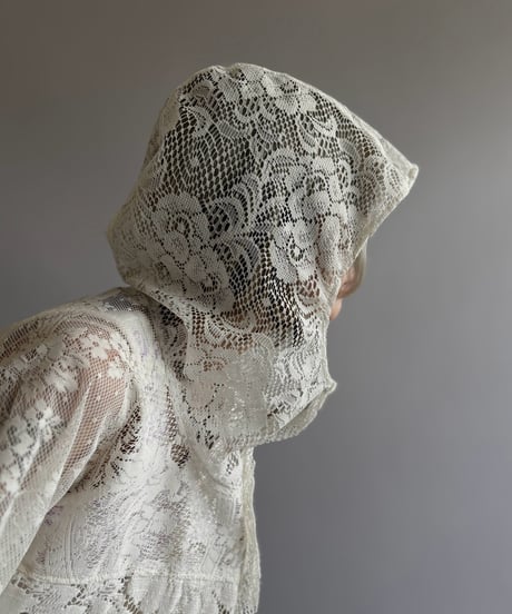 【RE;CIRCLE】RE Lace Hooded Jacket / 260824-015