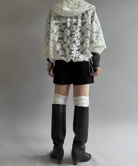 【RE;CIRCLE】RE Lace Hooded Jacket / 260914-006